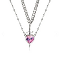 Collar Espada Corazon Pareja