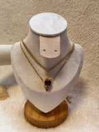 Collar Espada Corazon Pareja